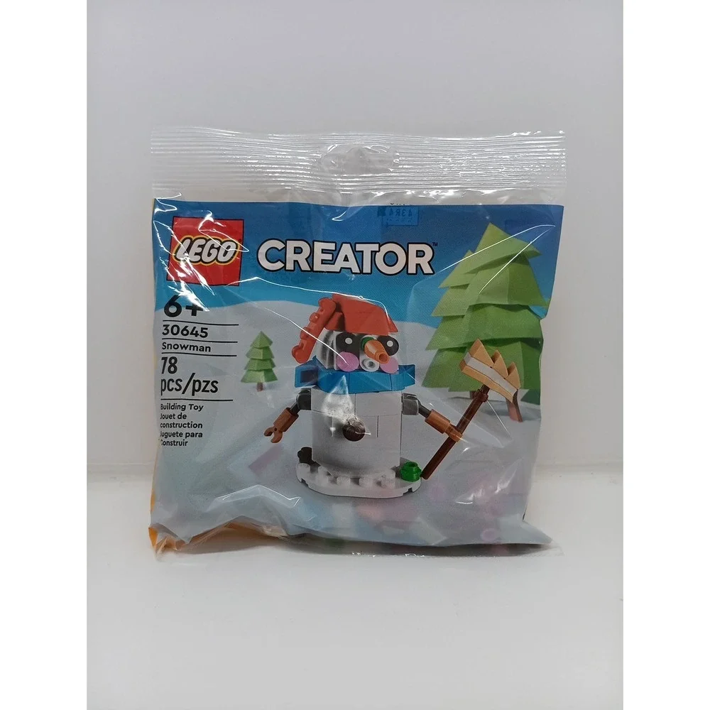 LEGO CREATOR: Snowman (30645) Brand New Sealed In Bag